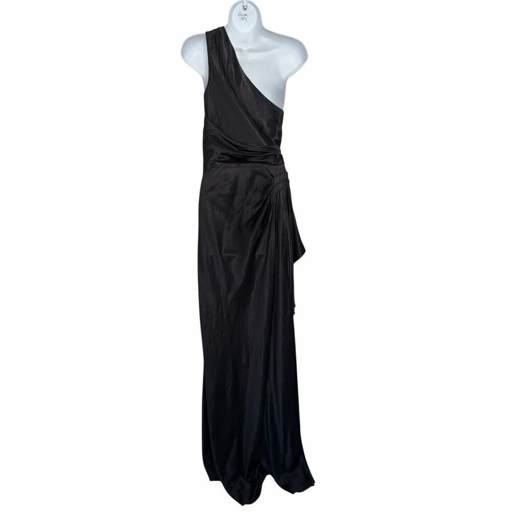 Meshki Calliope One Shoulder Maxi Dress in Black Size XS - Picture 5 of 12